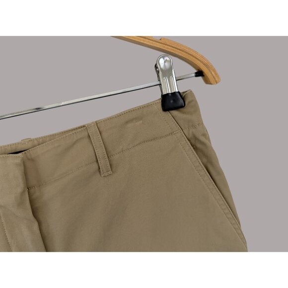 Theory Womens Classic Cotton Blend Khaki Pants Size 2 With Back Flap Pockets & B - Picture 8 of 9